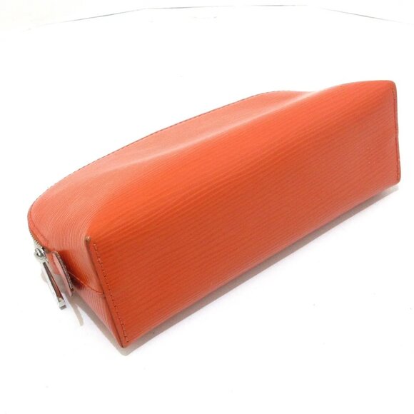 100% Authentic LOUIS VUITTON Pochette Cosmetic Epi Pouch Piment - Picture 3 of 8